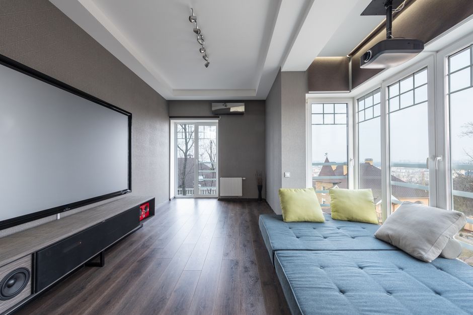 Home theater room